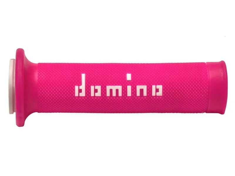 Puños racing DOMINO 126mm negro/gris A01041C5240
