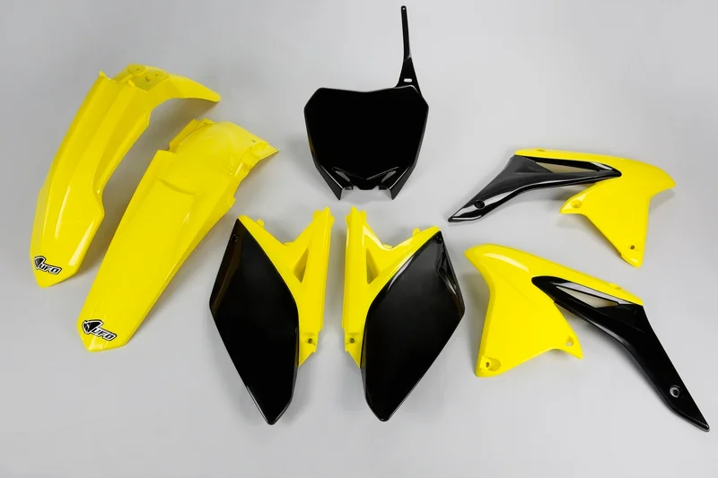 Kit de Plástica UFO OEM Color Yellow / Negro Suzuki RM-Z250