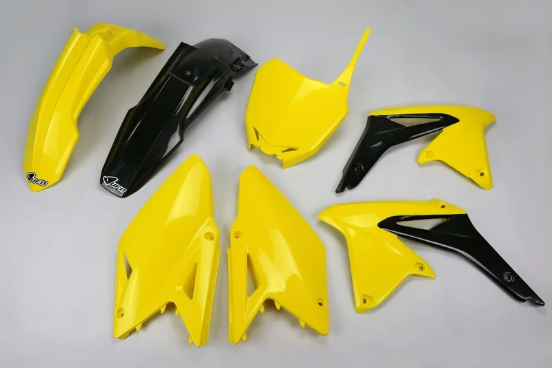 Kit de Plástica UFO OEM Color (2014) Yellow / Negro Suzuki RM-Z450