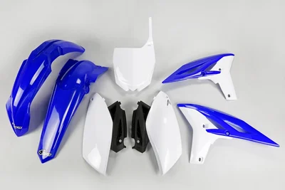 UFO Plastic Kit OEM Color Blue/White Yamaha YZ250F