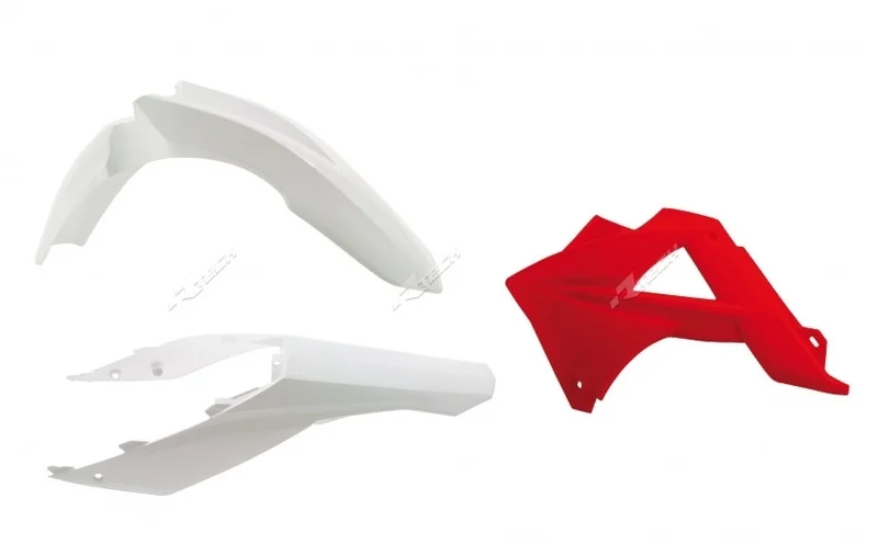 Kit plastica RACETECH OEM Color Blanco/Rojo Gas Gas EC125 / 250 / 300 / 450 FSR