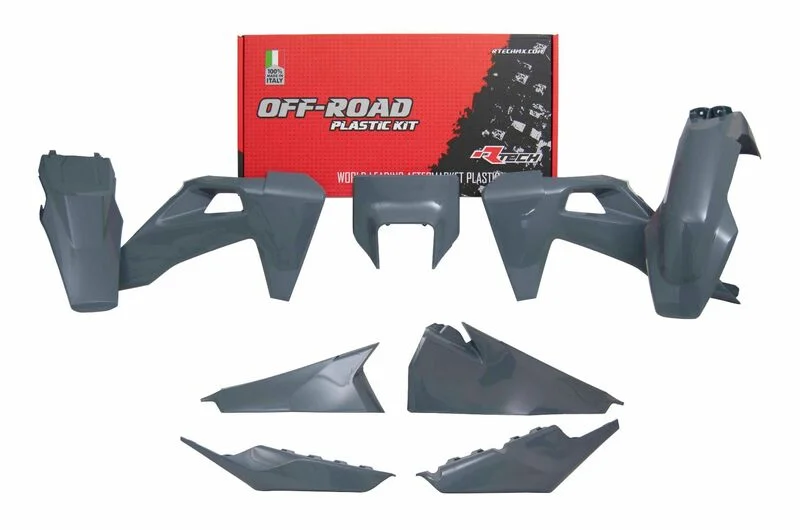 Kit de plástica RACETECH (6 piezas) - Gris