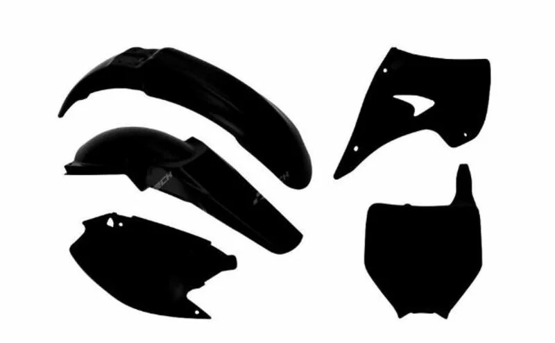 Kit de plástica RACETECH (5 piezas) - Negro