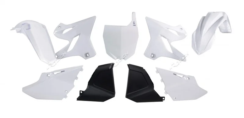 Kit de plástica RACETECH (6 piezas) - Blanco
