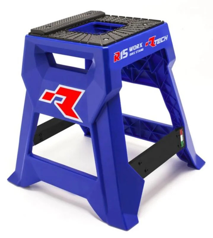Stand moto RACETECH R15 MX Azul