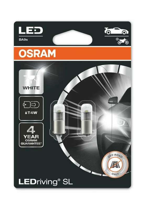 Lámpara OSRAM Retrofit LEDriving T4W Light 12V 0,8W - 2 uds