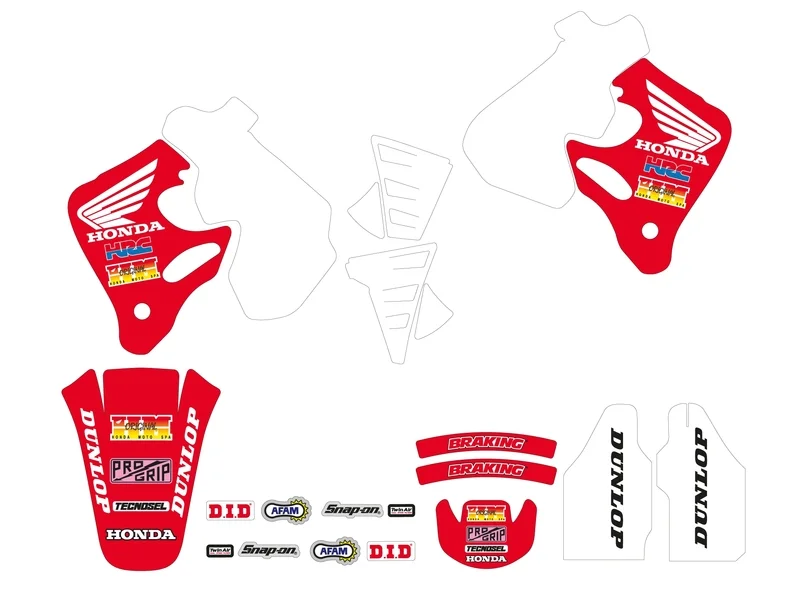 Kit adhesivos TECNOSEL Team Honda 1992
