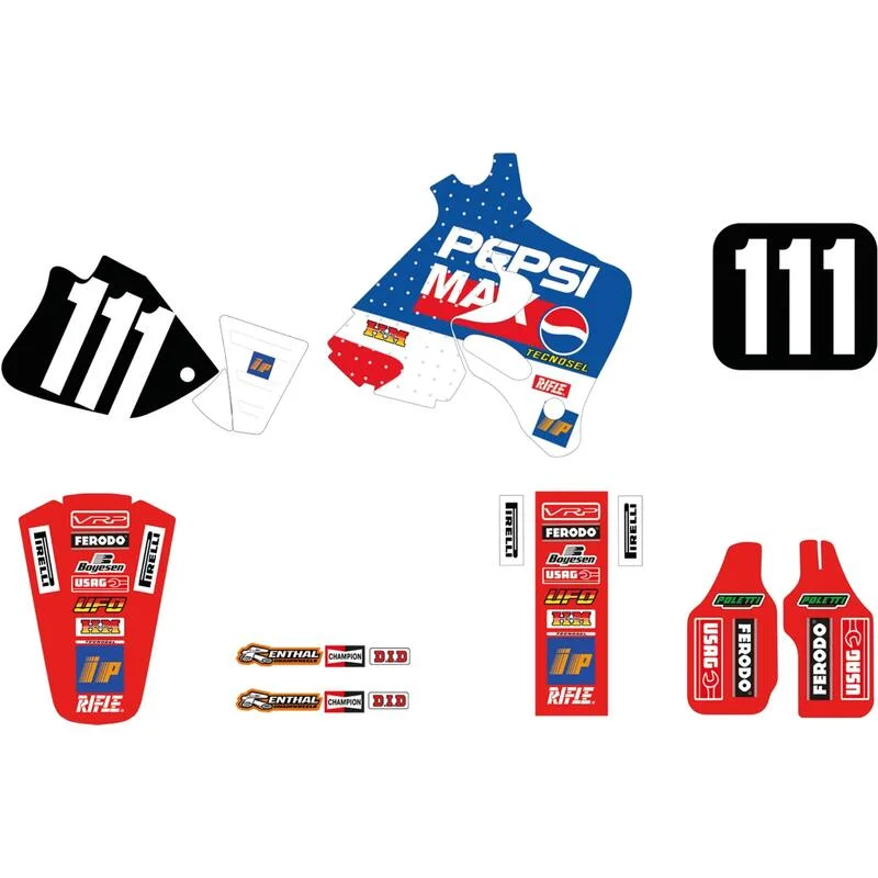 Kit adhesivos TECNOSEL Replica Team Honda Pepsi 1995