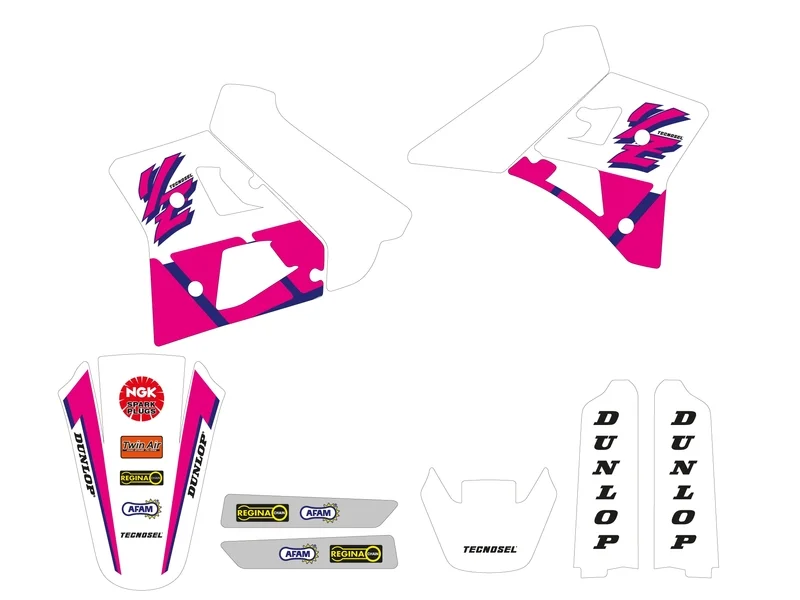 Kit adhesivos TECNOSEL Team OEM Yamaha 1992