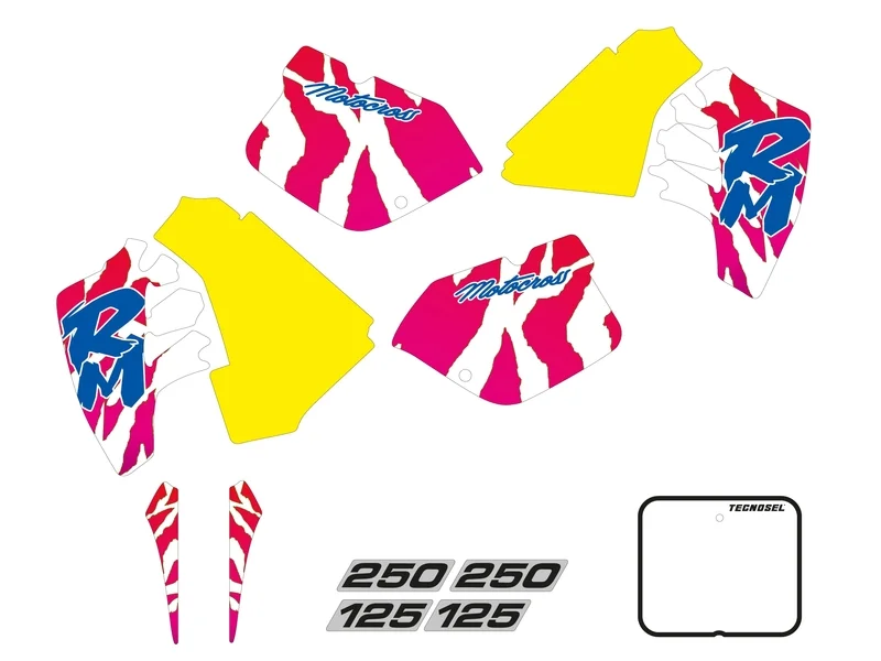 Kit adhesivos TECNOSEL Team OEM Suzuki 1992