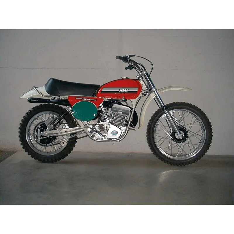 Kit adhesivos TECNOSEL OEM KTM GS 74-76 fondo blanco