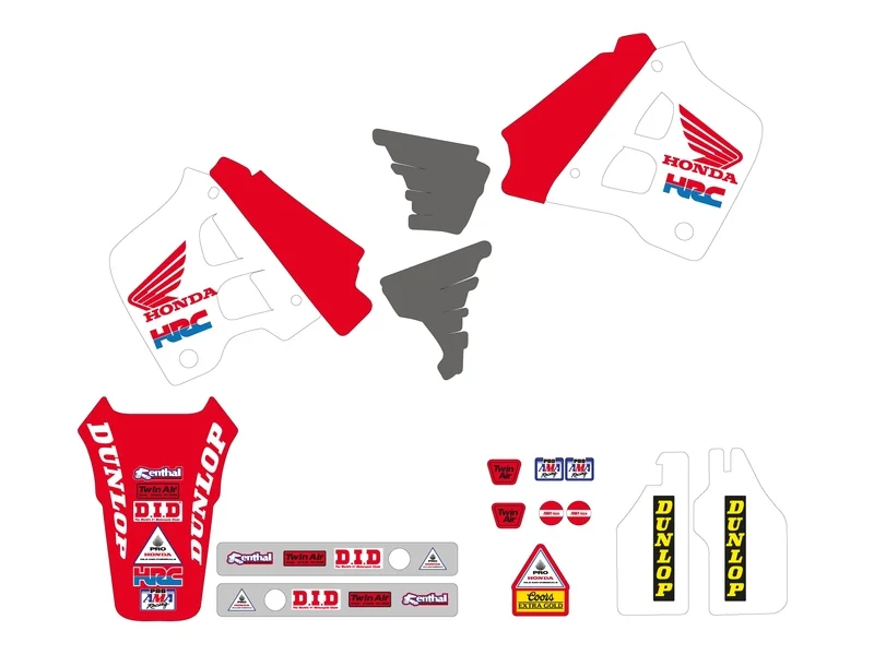 Kit adhesivos completo TECNOSEL Team Honda USA 1991