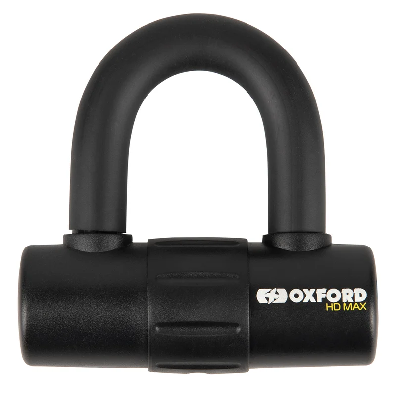 Candado de disco OXFORD HD MAX - Ø14mm negro - Certificado Sold Secure Gold