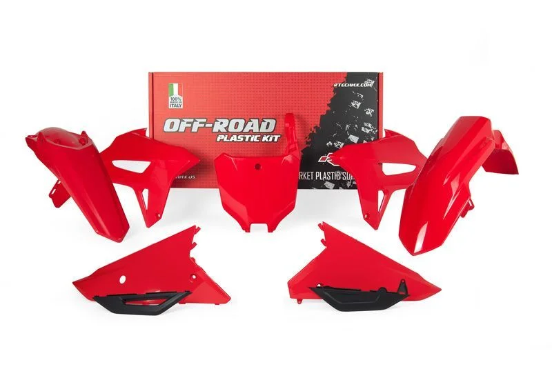 Kit de plástica RACETECH (6 piezas) - Rojo