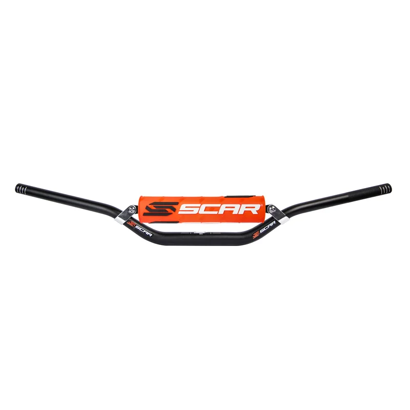 Manillar SCAR S² High Ø22,2mm - Negro / Morcilla naranja