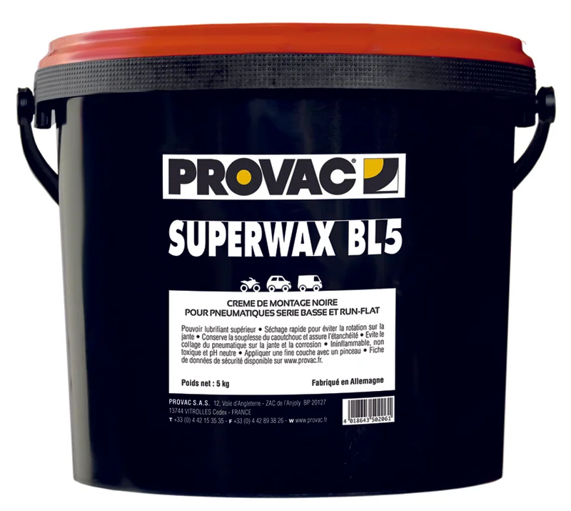 Pasta para montaje de neumáticos PROVAC negra 2x5kg