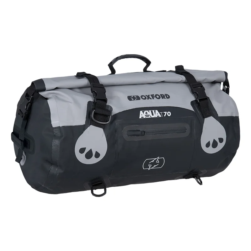 Bolsa colín (petate) OXFORD Aqua T-70 negro/gris