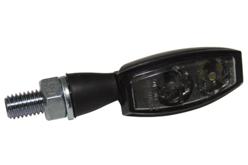 Intermitente/luz de posición LED HIGHSIDER pro Blaze 2in1 - cristal ahumado - homologado E - Pareja