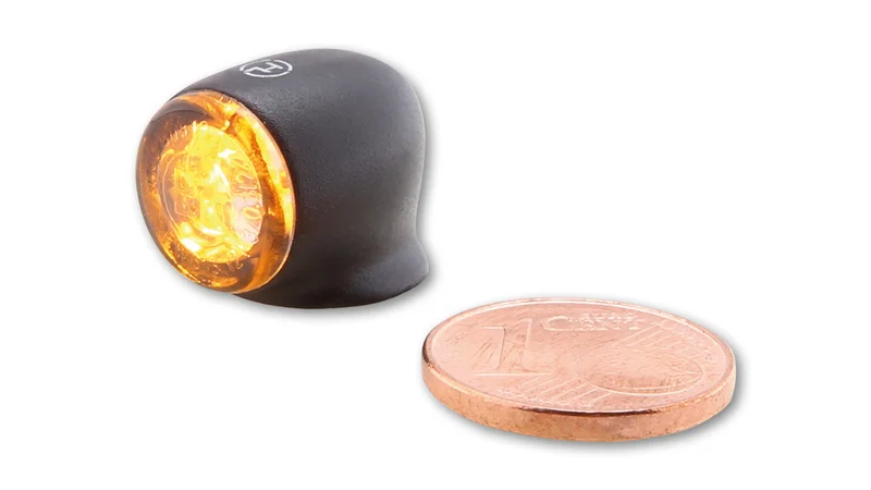 Piloto trasero/intermitente LED HIGHSIDER pro ton Two 3in1 - cristal ahumado - homologado E - Pareja