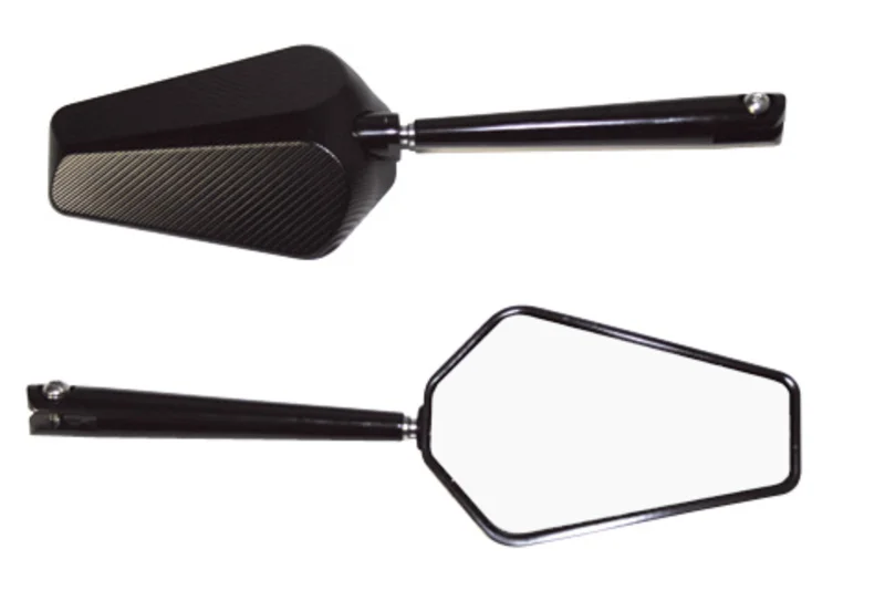 Retrovisor de manillar HIGHSIDER pro Prato - negro - Pareja