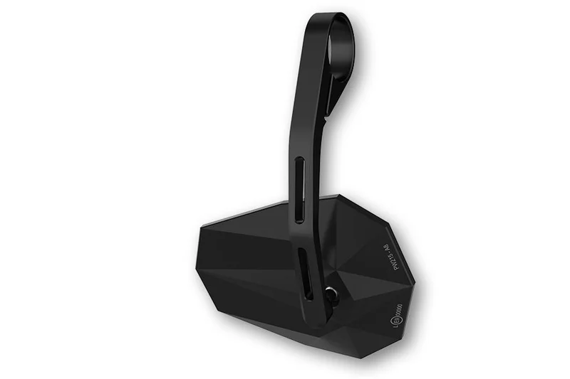 Retrovisor contrapeso de manillar HIGHSIDER pro Stealth-X6 - largo - negro - 1 pieza