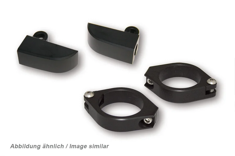 Soportes de intermitente M8 HIGHSIDER pro - para 47+49+50+52+54 - negro - par