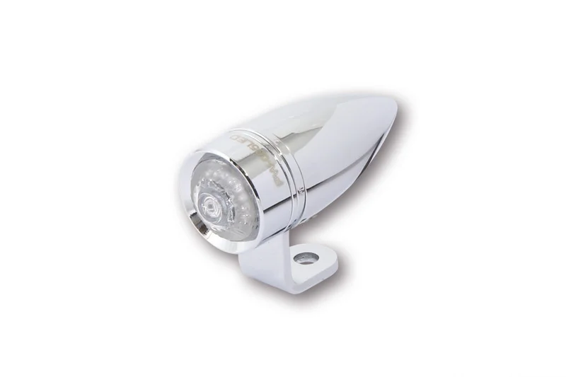 Intermitente/luz de posición LED HIGHSIDER pro Apollo Classic - 2en1 - homologado E - negro/ahumado - Pareja