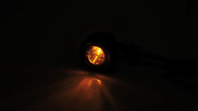 Intermitente LED HIGHSIDER pro Classic-X1 - homologado E - plata/ahumado - par