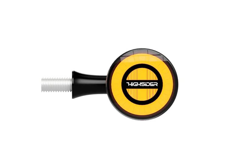 Intermitente LED HIGHSIDER pro Rocket Bullet - homologado E - negro/ahumado - par
