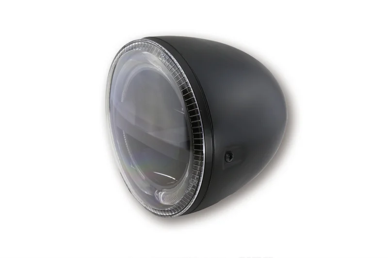 Faro delantero LED HIGHSIDER pro Circle - 5 3/4 inch - negro - 1 pieza