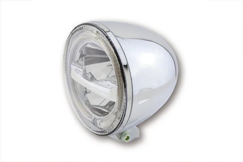 Faro delantero LED HIGHSIDER pro Circle - 5 3/4 inch - cromado - 1 pieza