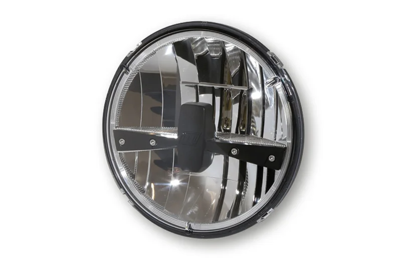 Óptica de faro delantero LED HIGHSIDER pro Type 3 - 7 inch - negro