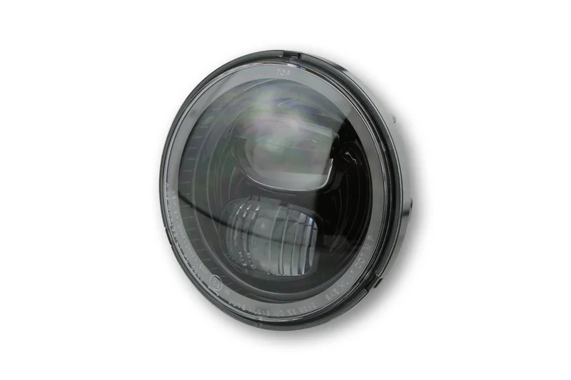 Óptica de faro delantero LED HIGHSIDER pro Type 7 - 5 3/4 inch - negro