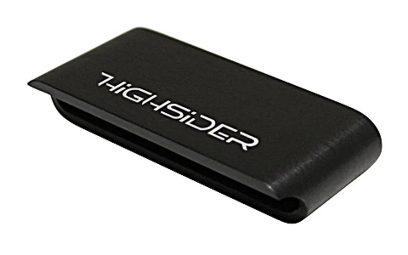 Carcasa de aluminio HIGHSIDER pro Stripe - para piloto trasero LED o intermitente - negro - 1 pieza