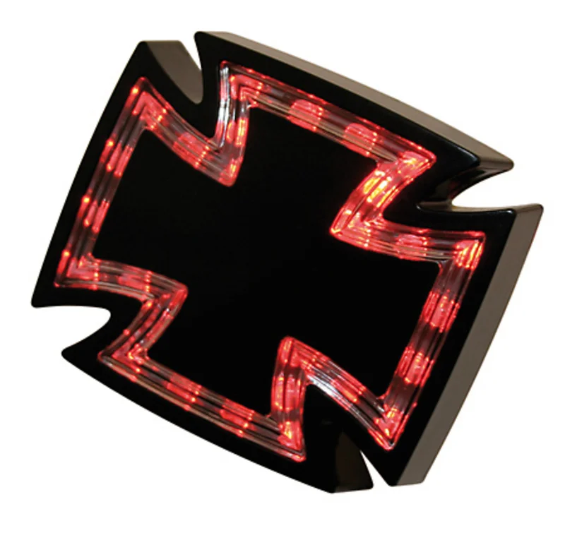 Piloto trasero LED HIGHSIDER pro Gothic - negro/traslúcido - 1 pieza