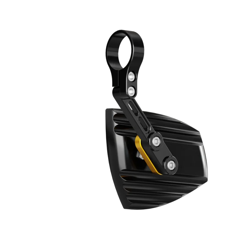 Retrovisor contrapeso de manillar HIGHSIDER pro Wave - negro/oro