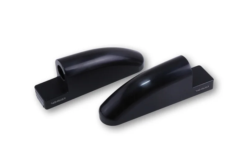 Set adaptadores HIGHSIDER pro FB-1 para retrovisor de carenado - largo - mecanizado CNC