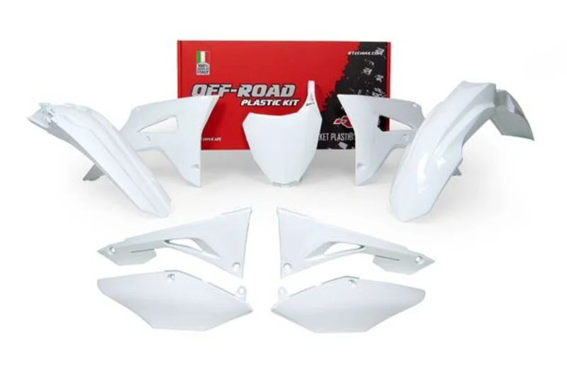 Kit de plástica RACETECH (6 piezas) - Blanco