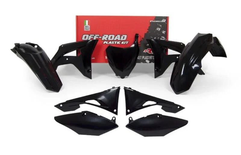 Kit de plástica RACETECH (6 piezas) - Negro