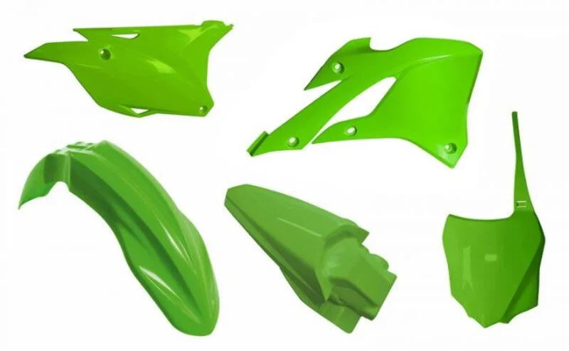 Kit de plástica RACETECH (5 piezas) - Verde