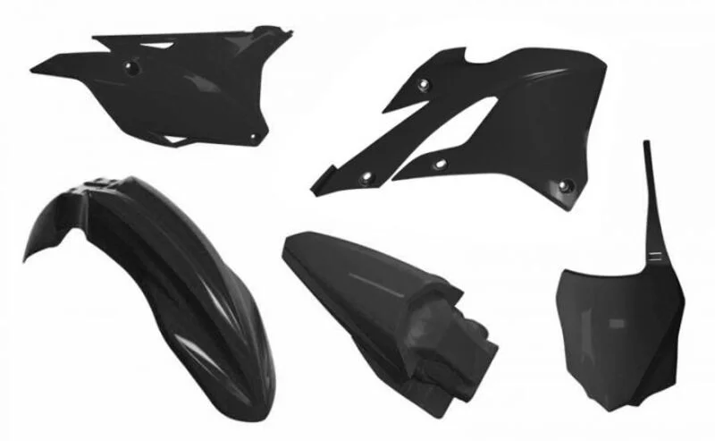 Kit de plástica RACETECH (5 piezas) - Negro