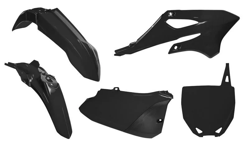 Kit de plástica RACETECH (5 piezas) - Negro