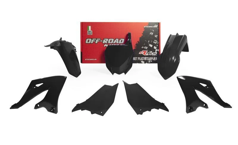 Kit de plástica RACETECH (5 piezas) - Negro