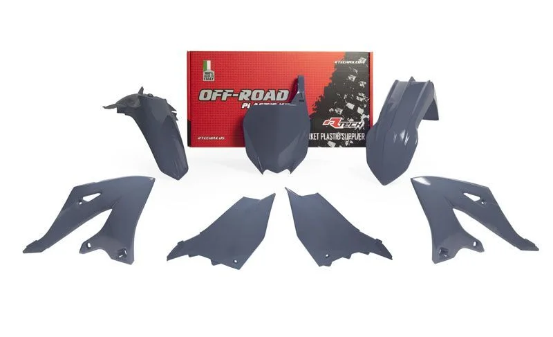 Kit de plástica RACETECH (5 piezas) - Gris