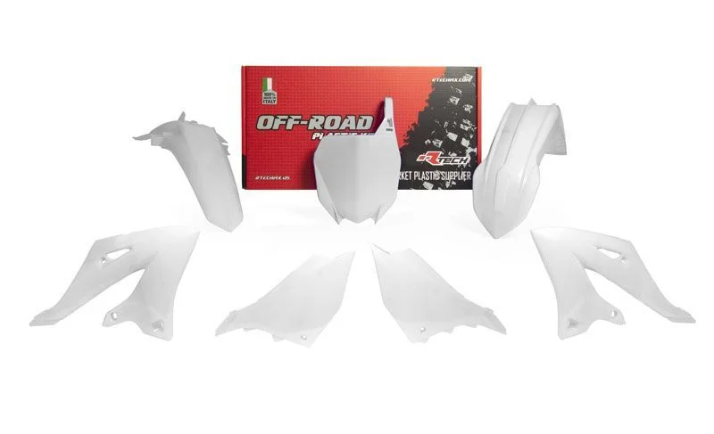 Kit de plástica RACETECH (5 piezas) - Blanco