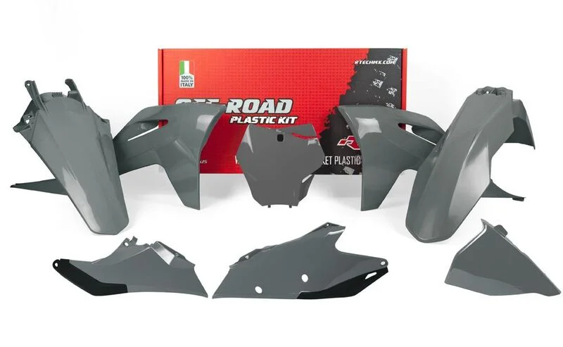 Kit de plástica RACETECH (6 piezas) - Gris