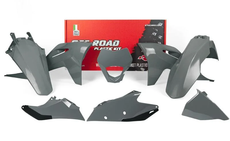 Kit de plástica RACETECH (6 piezas) - Gris