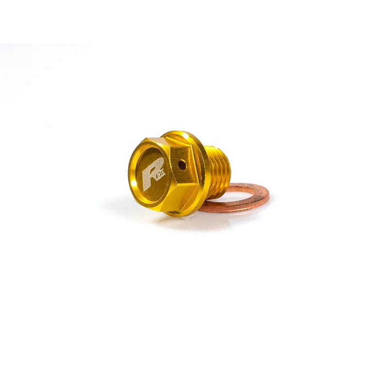 Tapón de vaciado magnético RFX (amarillo) [M12 x 10 mm x 1,25}