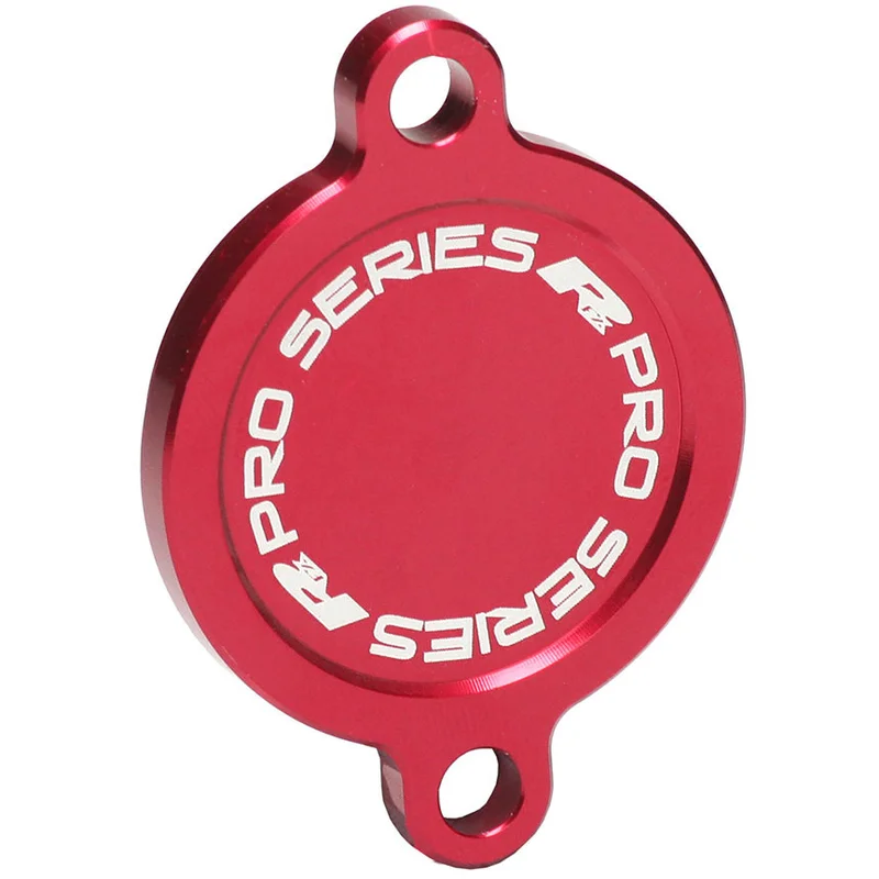Tapa de filtro de aceite RFX Pro Series - rojo