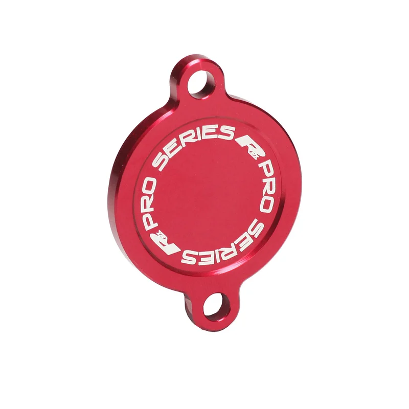Tapa de filtro de aceite RFX Pro Series - rojo